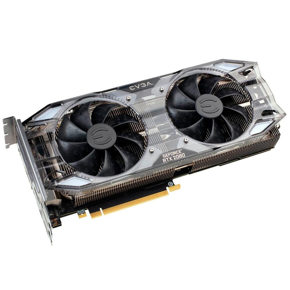 Placa de Vídeo EVGA NVIDIA GeForce RTX 2080 XC Ultra Gaming 8GB, GDDR6 - 08G-P4-2183-KR Placa de Vídeo EVGA NVIDIA GeForce RTX 2080 XC Ultra Gaming 8GB, GDDR6 - 08G-P4-2183-KR