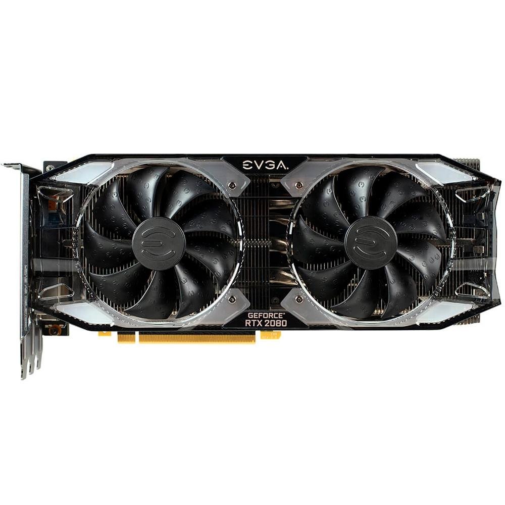 Placa de Vídeo EVGA NVIDIA GeForce RTX 2080 XC Ultra Gaming 8GB, GDDR6 - 08G-P4-2183-KR Placa de Vídeo EVGA NVIDIA GeForce RTX 2080 XC Ultra Gaming 8GB, GDDR6 - 08G-P4-2183-KR