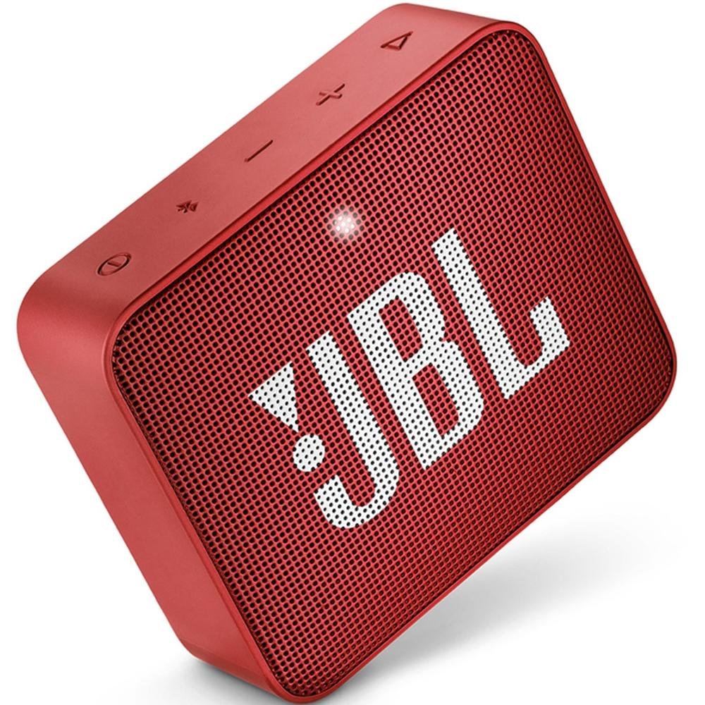 Imagem 2 de 3 do produto Caixa de Som JBL Go 2, Bluetooth, À Prova D´Água, 3W, Vermelha - JBLGO2RED
