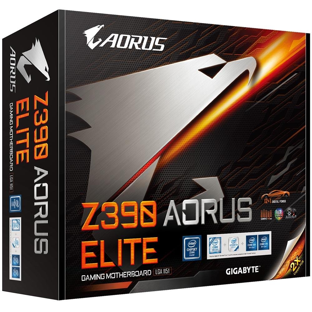 Imagem 6 de 6 do produto Placa-Mãe Gigabyte Aorus Z390 Aorus Elite, Intel LGA 1151, ATX, DDR4