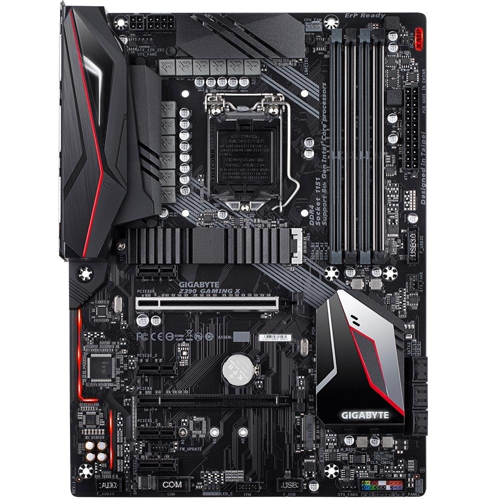 Imagem 2 de 6 do produto Placa-Mãe Gigabyte Z390 Gaming X, Intel LGA 1151, ATX, DDR4