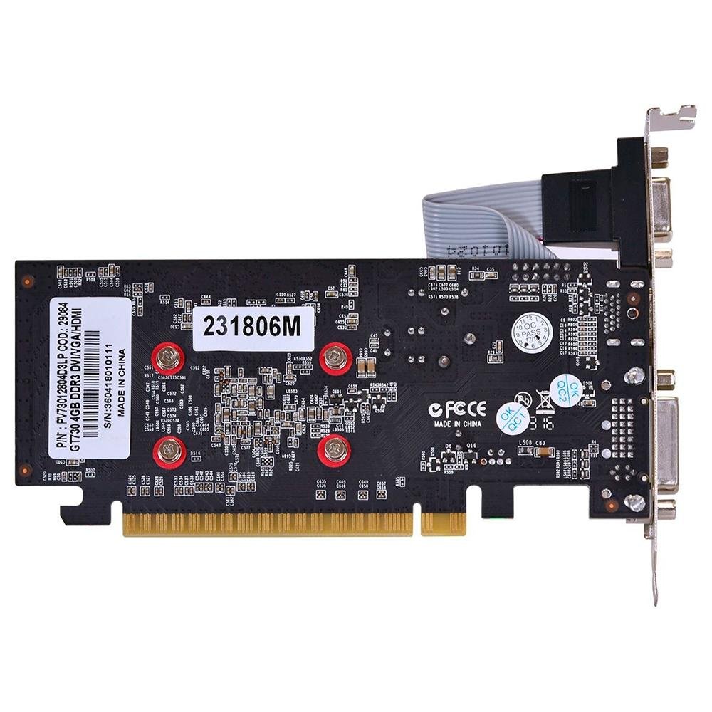 Imagem 6 de 7 do produto Placa de Vídeo PCYes NVIDIA GeForce GT 730 4GB, DDR3 - PV73012804D3LP