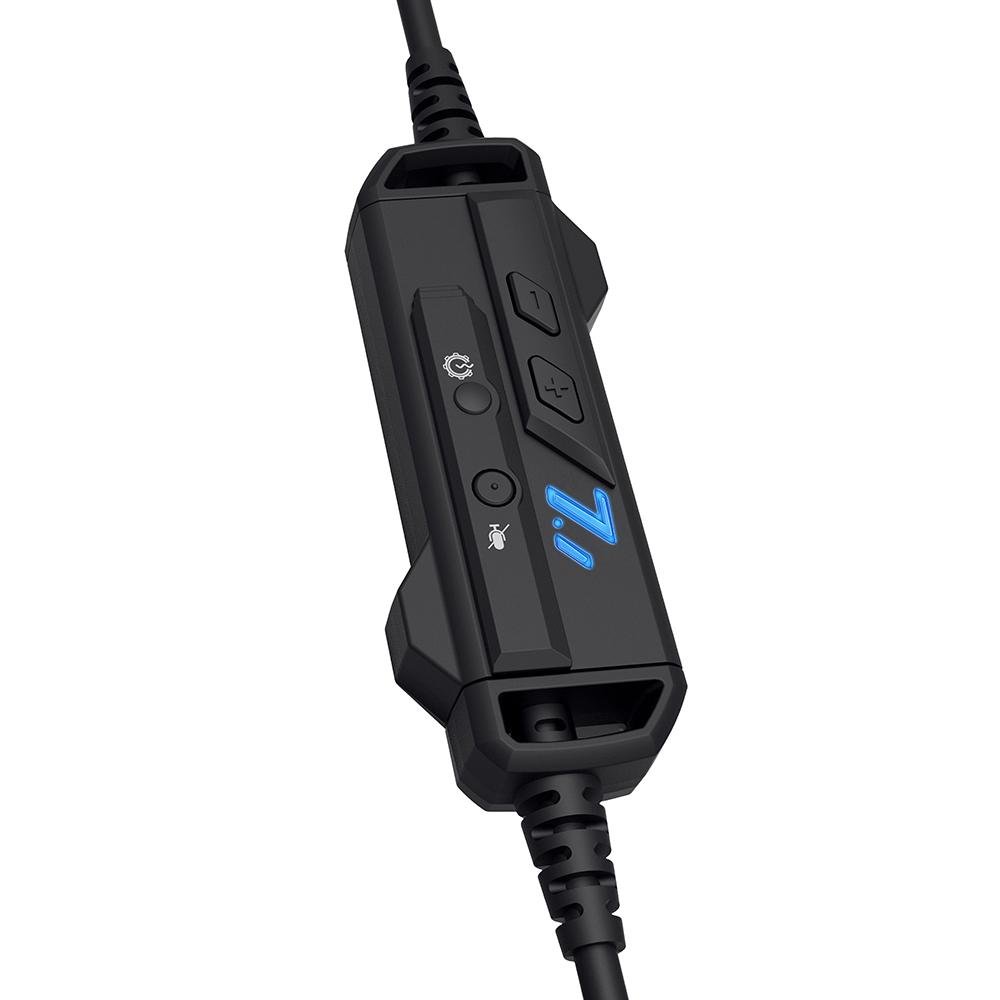 Imagem 6 de 6 do produto Headset Gamer C3 Tech Heron 2 7.1, USB, Preto - PH-G701BKV2