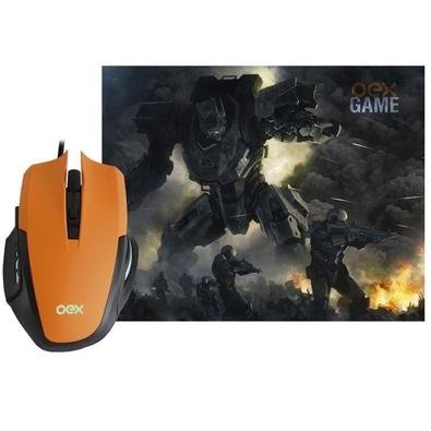 Combo de mouse e teclado, ideal para ter mais ação e precisão na hora de jogar.