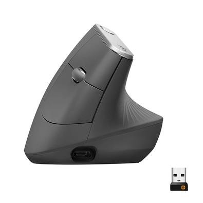 O MX Vertical é um mouse ergonômico avançado que combina design criado de forma científica com desempenho elevado da série MX da Logitech. A posição n