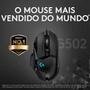 Mouse Gamer Logitech G502 HERO com RGB LIGHTSYNC, Ajustes de Peso, 11 Botões Programáveis, Sensor HERO 25K - 910-005550