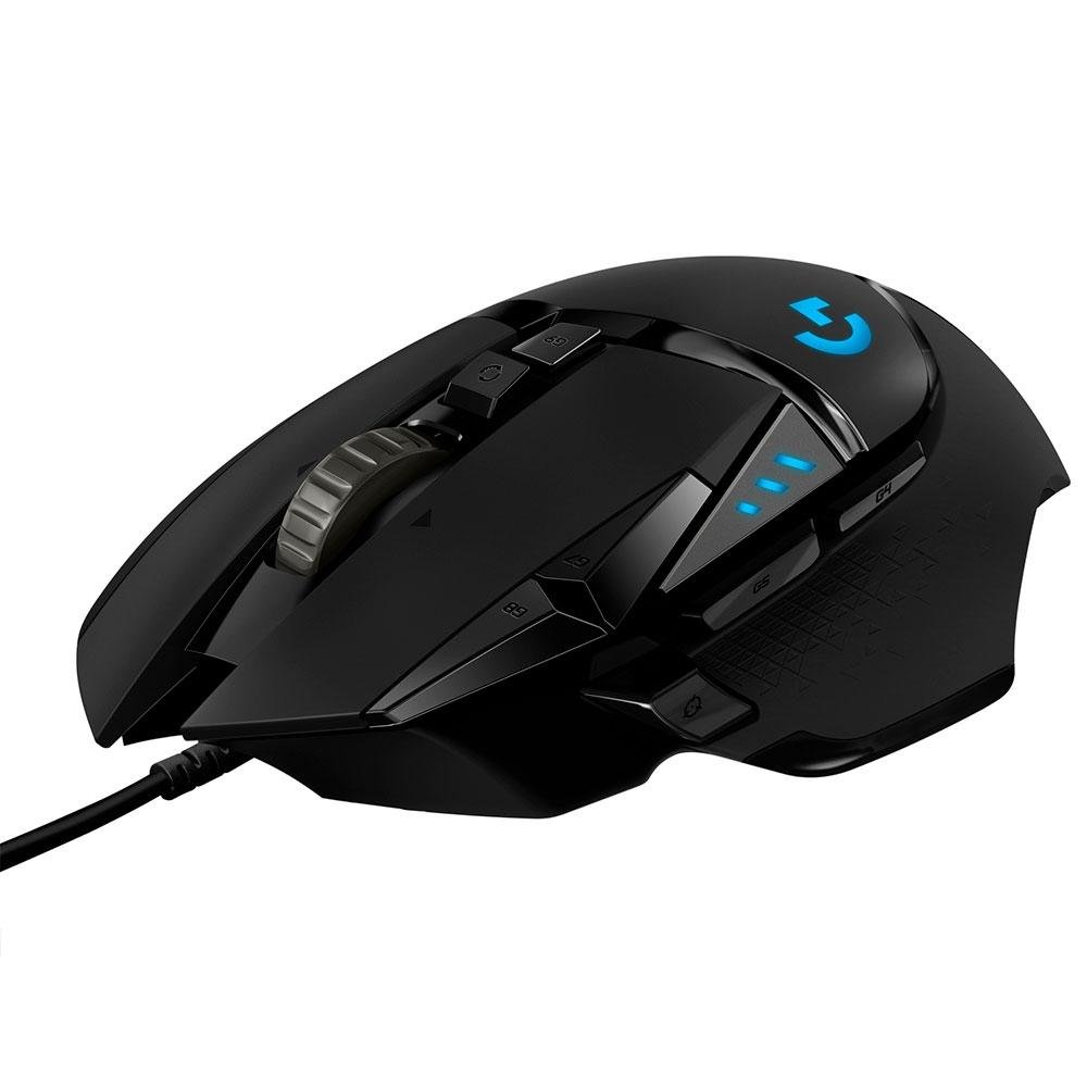 Mouse Gamer Logitech G502 HERO com RGB LIGHTSYNC, Ajustes de Peso, 11 Botões Programáveis, Sensor HERO 25K - 910-005550 - view 12