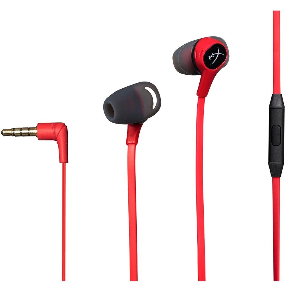 Fone de Ouvido Intra-Auricular Gamer HyperX Cloud Earbuds, Vermelho - 4P5J5AA Fone de Ouvido Intra-Auricular Gamer HyperX Cloud Earbuds, Vermelho - 4P5J5AA