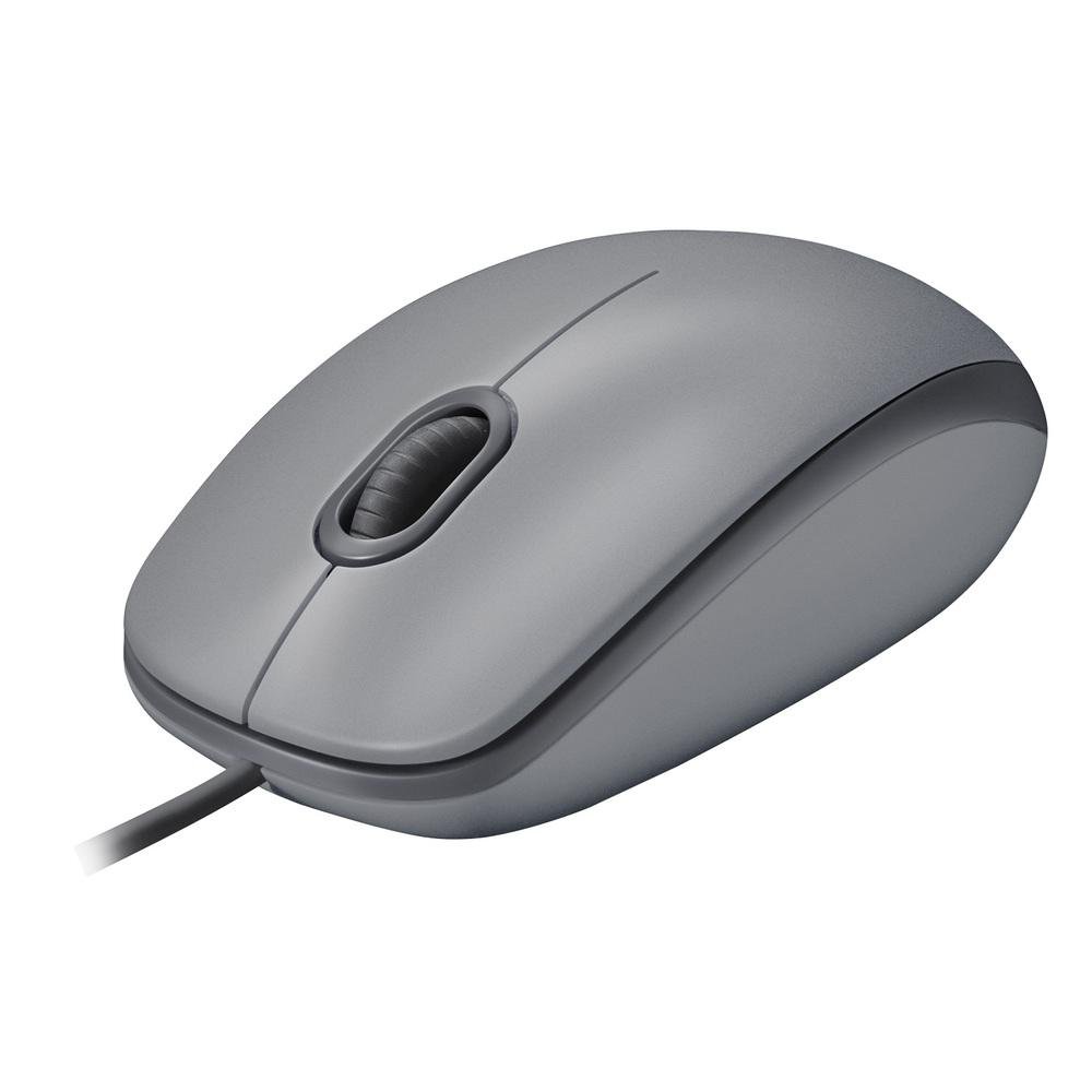 Mouse com fio USB ( Balão.info) M110 com Clique Silencioso, Design Ambidestro e Facilidade Plug and Play, Cinza - 910-( Balão.info - foto 2