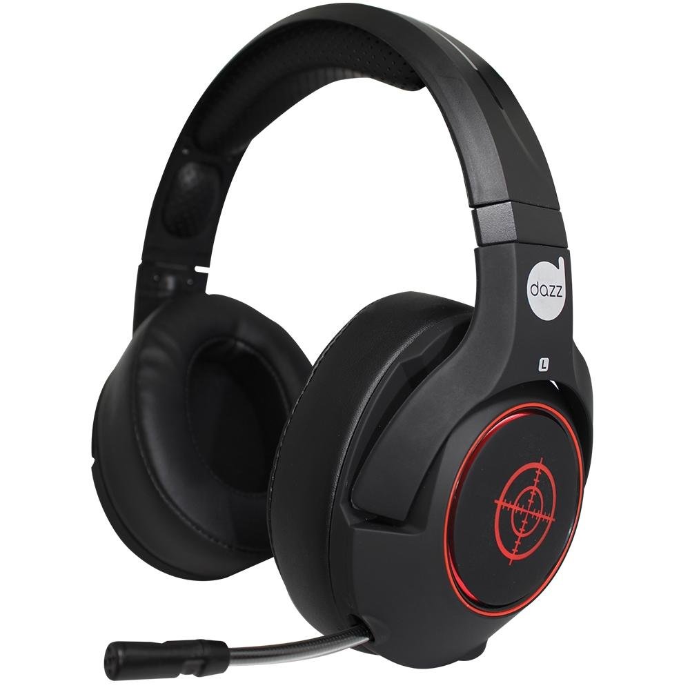 Headset Gamer Dazz Ballistic Dual Core 7.1 USB - 624852 Headset Gamer Dazz Ballistic Dual Core 7.1 USB - 624852