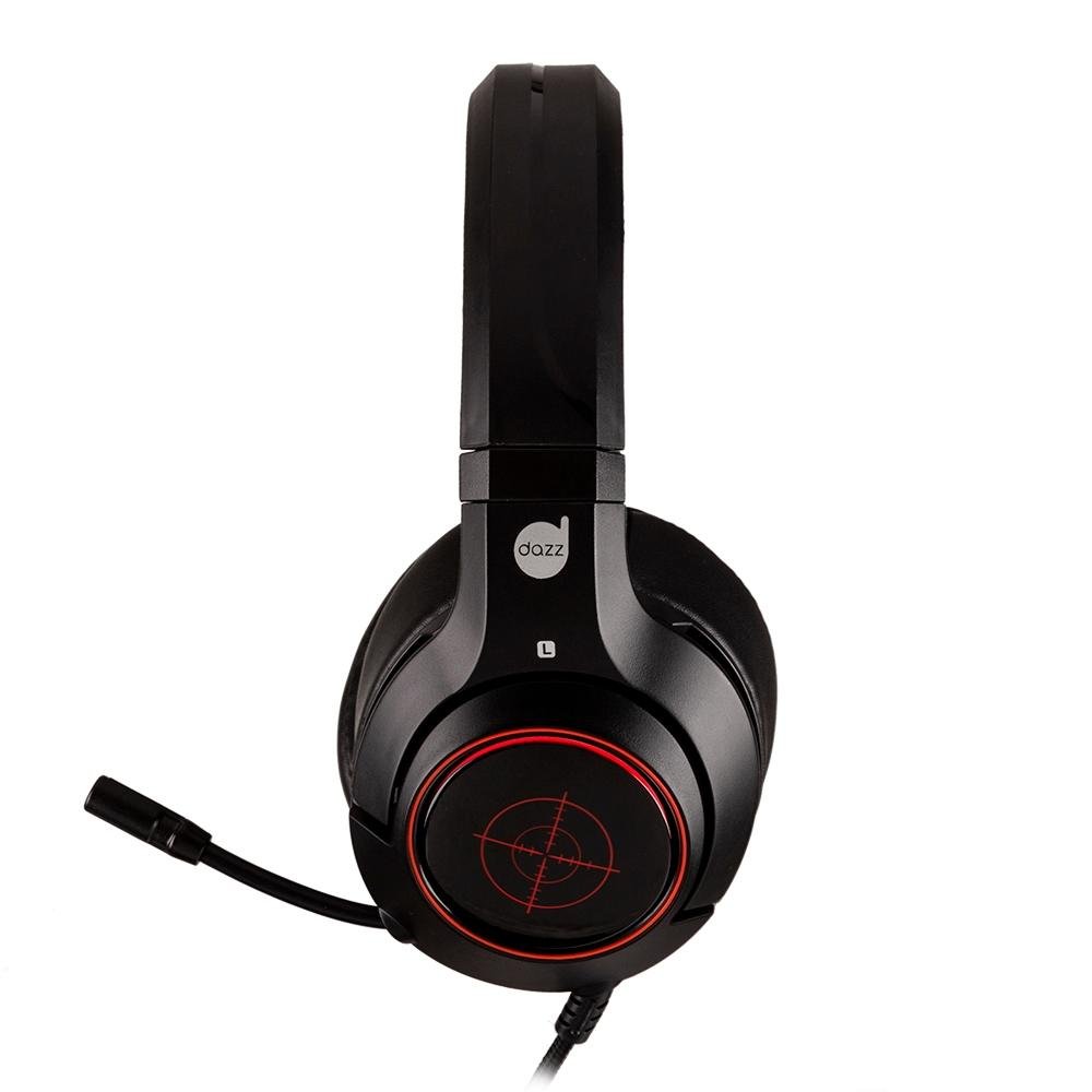 Headset Gamer Dazz Ballistic Dual Core 7.1 USB - 624852 Headset Gamer Dazz Ballistic Dual Core 7.1 USB - 624852