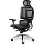 Cadeira de Escritório Ergonômica DT3 Helora, Até 150kg, Altura Ajustável em 4 Posições, Braços 3D, Preto  - 11211-6