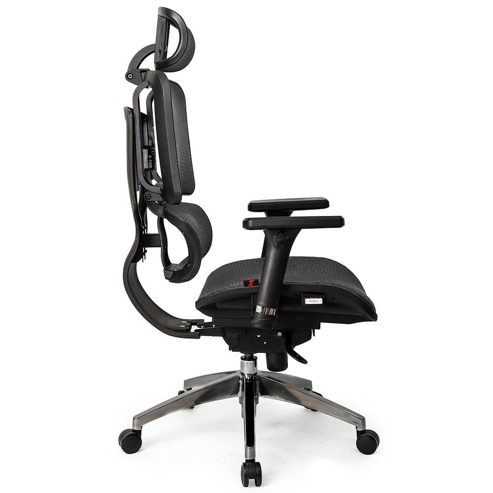 Cadeira de Escritório Ergonômica DT3 Helora, Até 150kg, Altura Ajustável em 4 Posições, Braços 3D, Preto - 11211-6 Cadeira de Escritório Ergonômica DT3 Helora, Até 150kg, Altura Ajustável em 4 Posições, Braços 3D, Preto - 11211-6