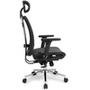 Cadeira de Escritório Ergonômica DT3  Moira, Até 150kg, Apoio de Cabeça e Braço 3D, Cilindro Classe 4, Preto - 11214-9