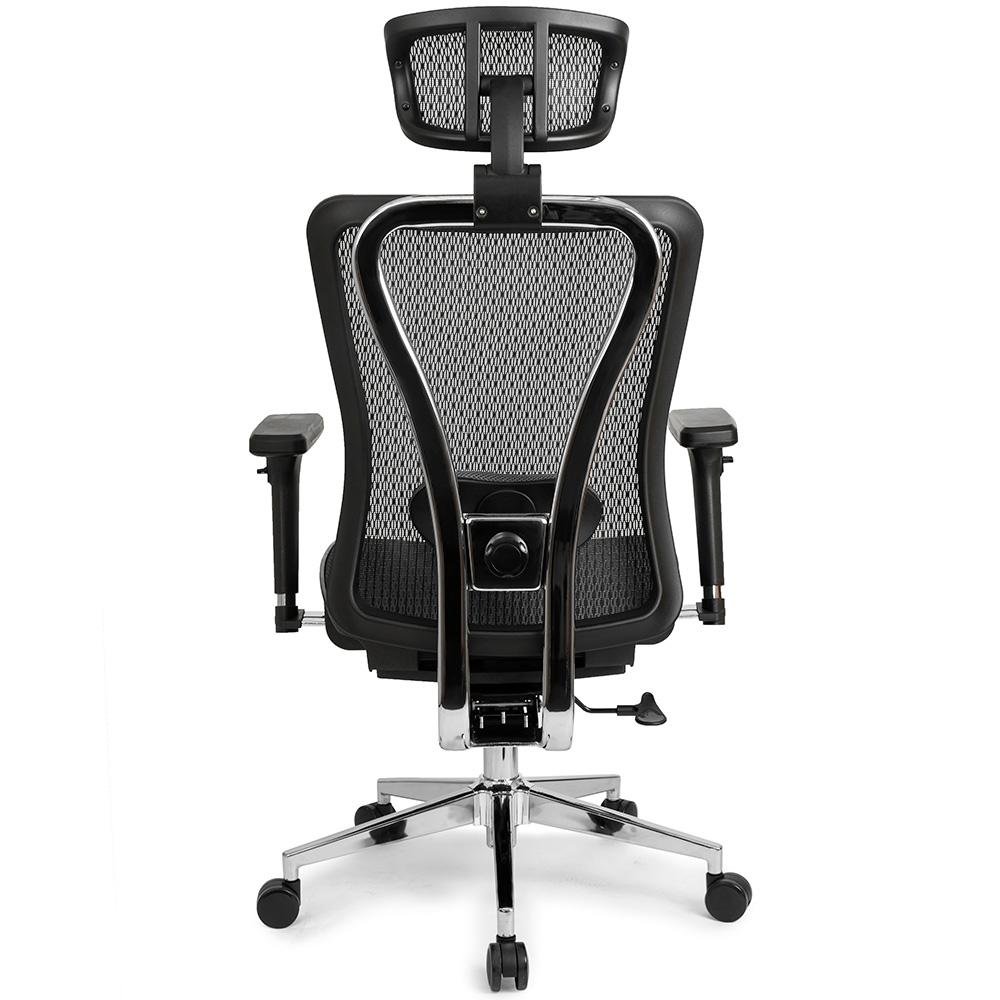 Cadeira de Escritório Ergonômica DT3 Moira, Até 150kg, Apoio de Cabeça e Braço 3D, Cilindro Classe 4, Preto - 11214-9 Cadeira de Escritório Ergonômica DT3 Moira, Até 150kg, Apoio de Cabeça e Braço 3D, Cilindro Classe 4, Preto - 11214-9
