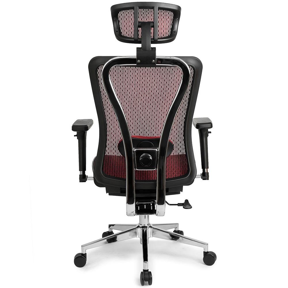 Cadeira de Escritório Ergonômica DT3 Moira, Até 150kg, Apoio de Cabeça e Braço 3D, Cilindro Classe 4, Red - 11216-1 - view 5