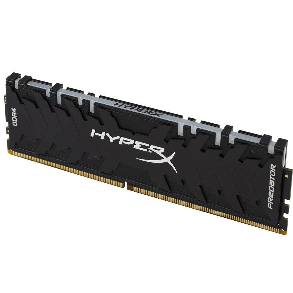 Memória HyperX Predator RGB, 16GB (2x8GB), 4000MHz, DDR4, CL19, Preto - HX440C19PB3AK2/16 Memória HyperX Predator RGB, 16GB (2x8GB), 4000MHz, DDR4, CL19, Preto - HX440C19PB3AK2/16