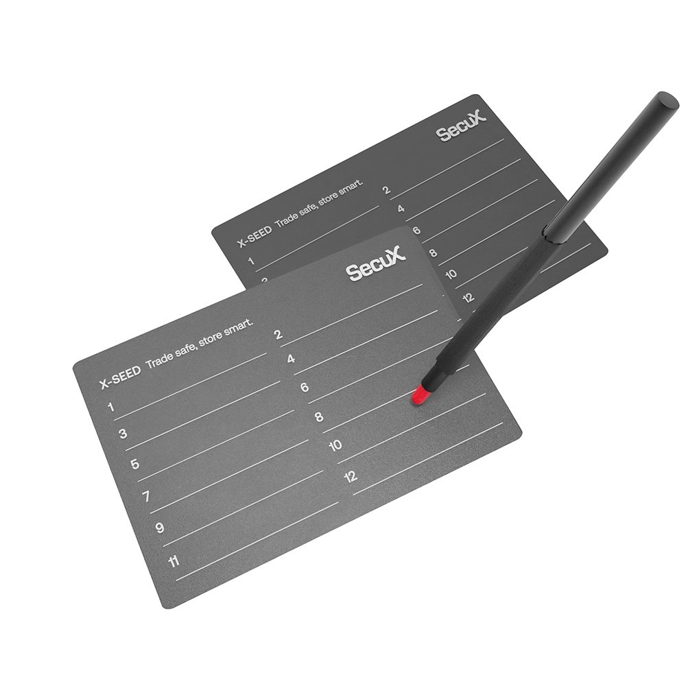 Carteira de Criptomoedas SecuX W10C-PLUS, USB, Tela LCD, Inclui 2 Placas de Recuperação X-SEED, Preto - 98-010-( Balão.info - foto 5