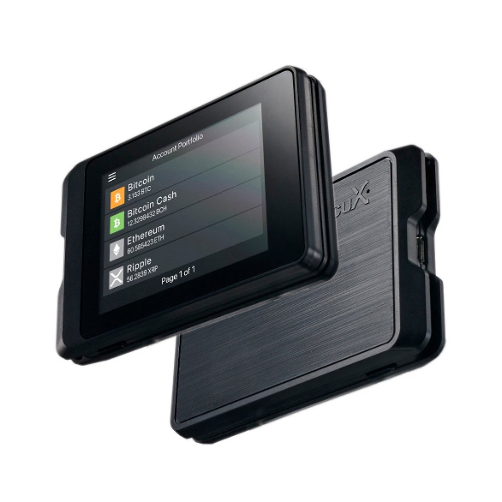 Carteira de Criptomoedas SecuX W10C-PLUS, USB, Tela LCD, Inclui 2 Placas de Recuperação X-SEED, Preto - 98-010-( Balão.info - foto 2