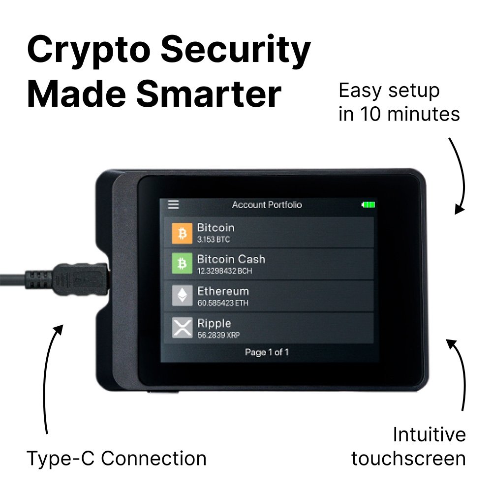 Carteira de Criptomoedas SecuX W10C-PLUS, USB, Tela LCD, Inclui 2 Placas de Recuperação X-SEED, Preto - 98-010-( Balão.info - foto 8