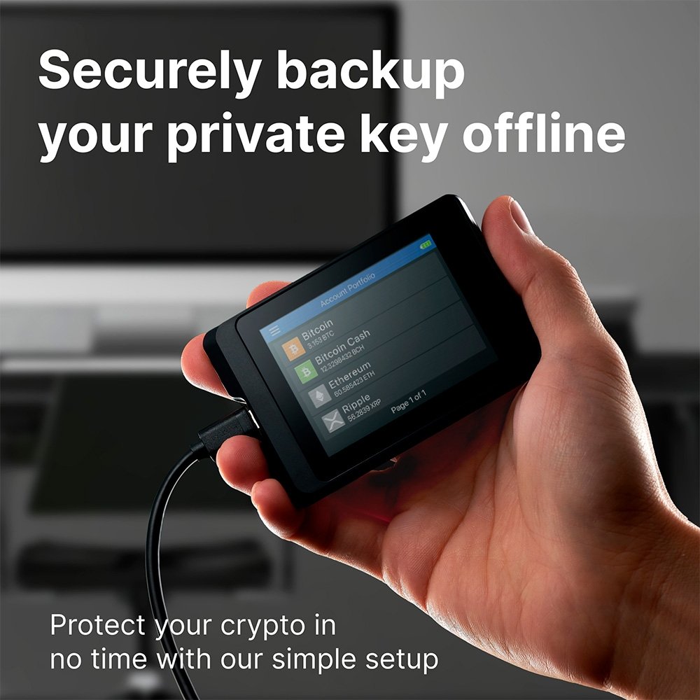Carteira de Criptomoedas SecuX W10C-PLUS, USB, Tela LCD, Inclui 2 Placas de Recuperação X-SEED, Preto - 98-010-( Balão.info - foto 11