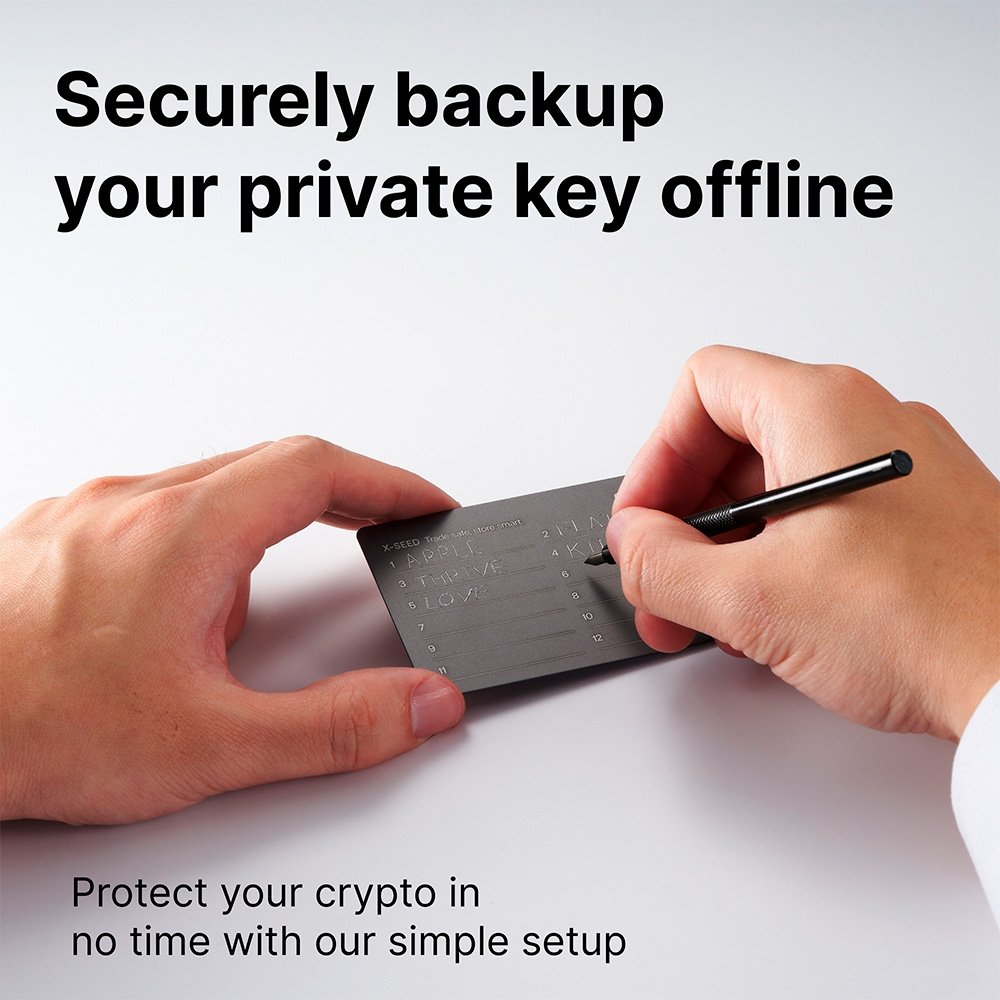 Carteira de Criptomoedas SecuX W20C-PLUS, USB, Bluetooth, Tela LCD, Inclui 2 Placas de Recuperação X-SEED, Preto - 98-011-( Balão.info - foto 9