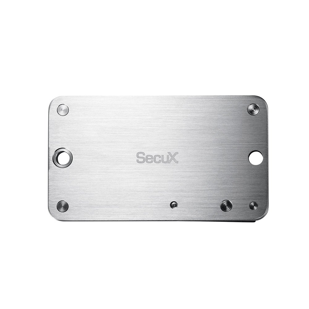 Placa de Recuperação SecuX X-SEED PRO, Alumínio Aeroespacial, Backup de 3x24 Palavras, Resistente a Fogo e Água, Prata - 98-100-000301