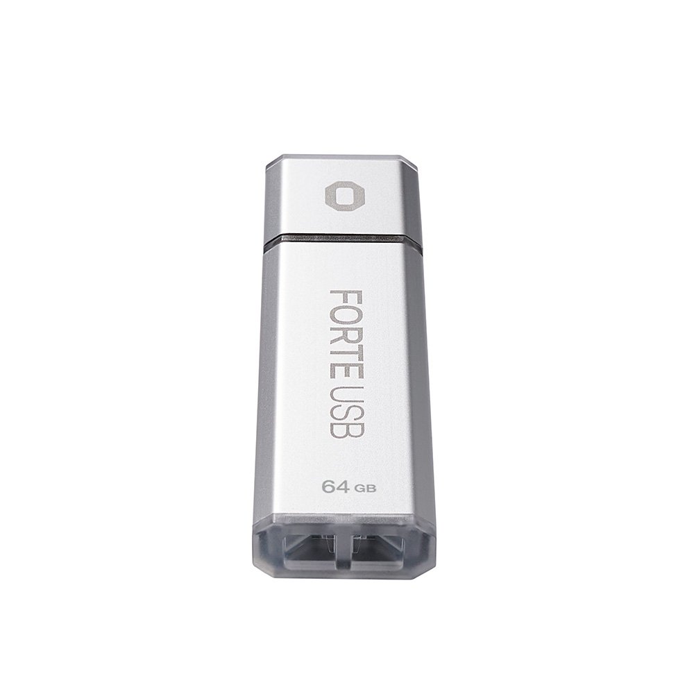 Imagem 2 de 5 do produto Pen Drive 64GB SecuX Forte, USB 3.2, Com Criptografia AES-XTS 256 e Autenticação por Senha, Prata - 98-101-000100
