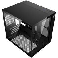 Gabinete Gamer Kalkan Midgard Lite, M-ATX, Frontal e Lateral em Vidro Temperado, Sem Fans, Preto - KLK00090