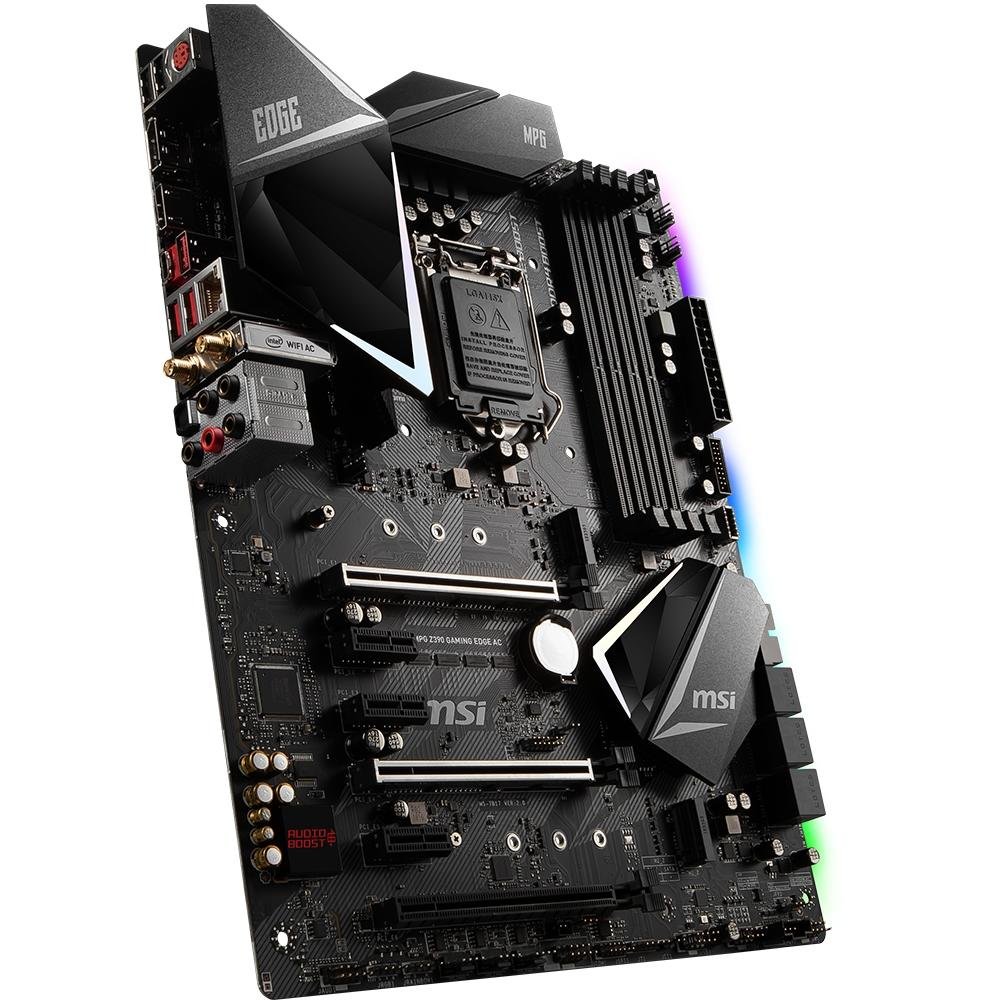 Imagem 6 de 9 do produto Placa-Mãe MSI MPG Z390 Gaming EDGE AC, Intel LGA 1151, ATX, DDR4