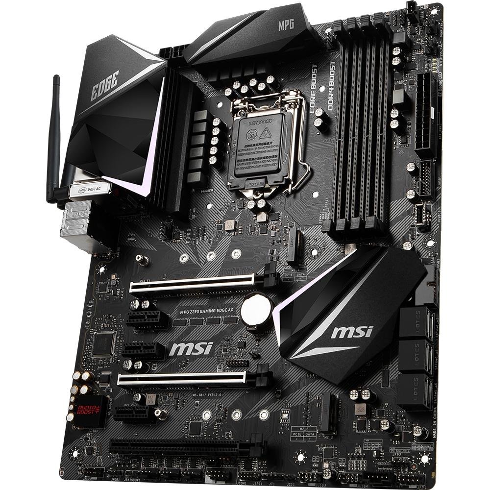Imagem 4 de 9 do produto Placa-Mãe MSI MPG Z390 Gaming EDGE AC, Intel LGA 1151, ATX, DDR4