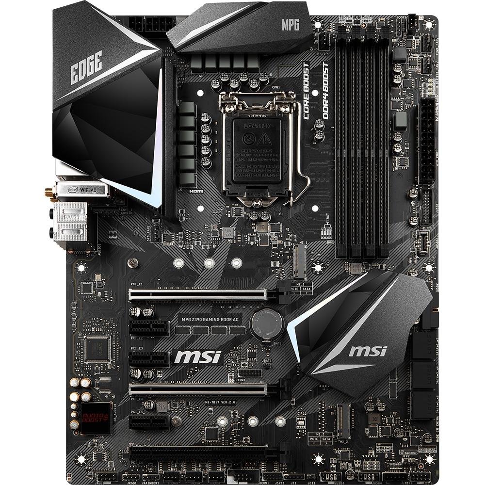 Imagem 3 de 9 do produto Placa-Mãe MSI MPG Z390 Gaming EDGE AC, Intel LGA 1151, ATX, DDR4