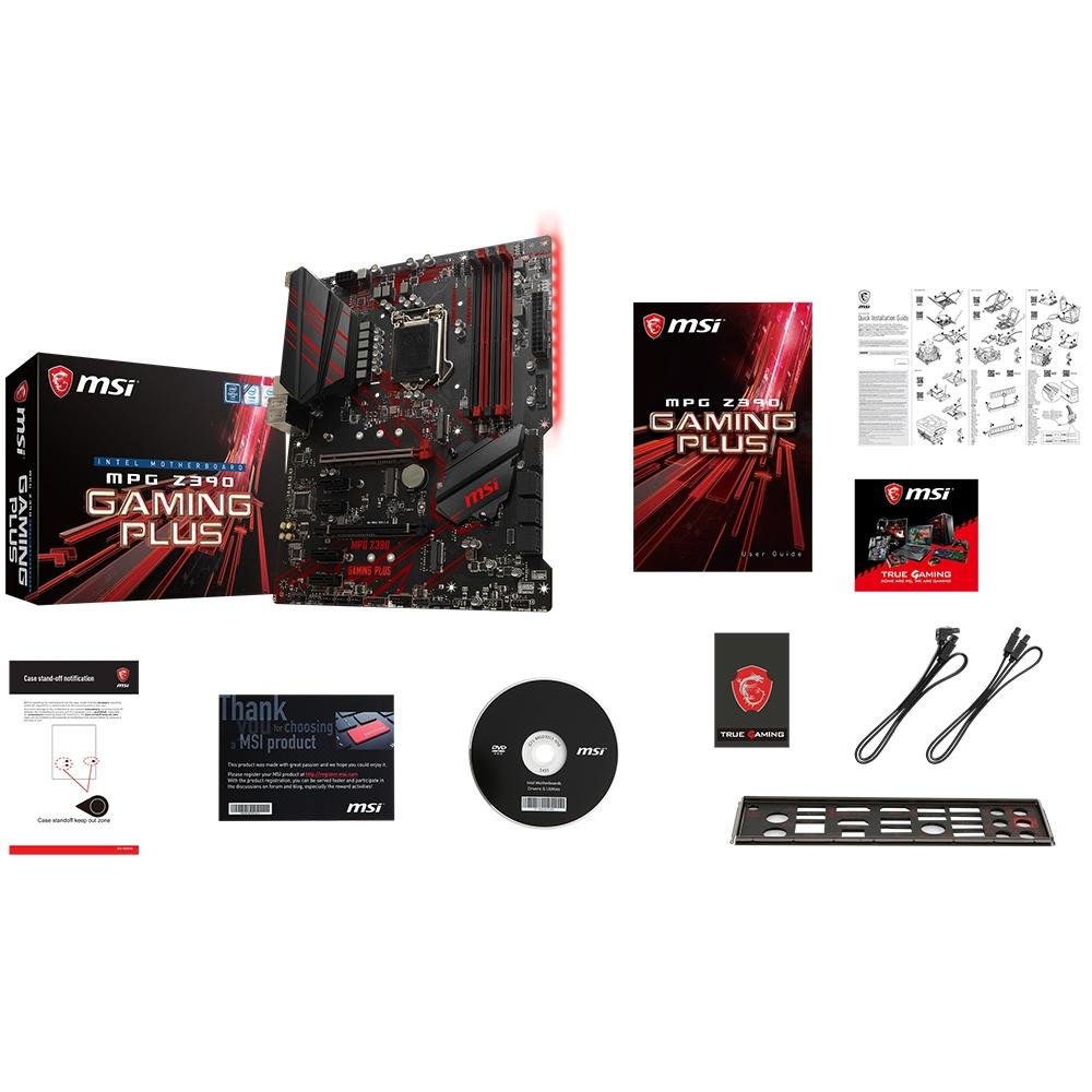 マザーボード　msi MPG Z390 GAMING PLUS Placa-Mãe MSI Intel LGA 1151 MPG Z390 Gaming Plus | KaBuM!