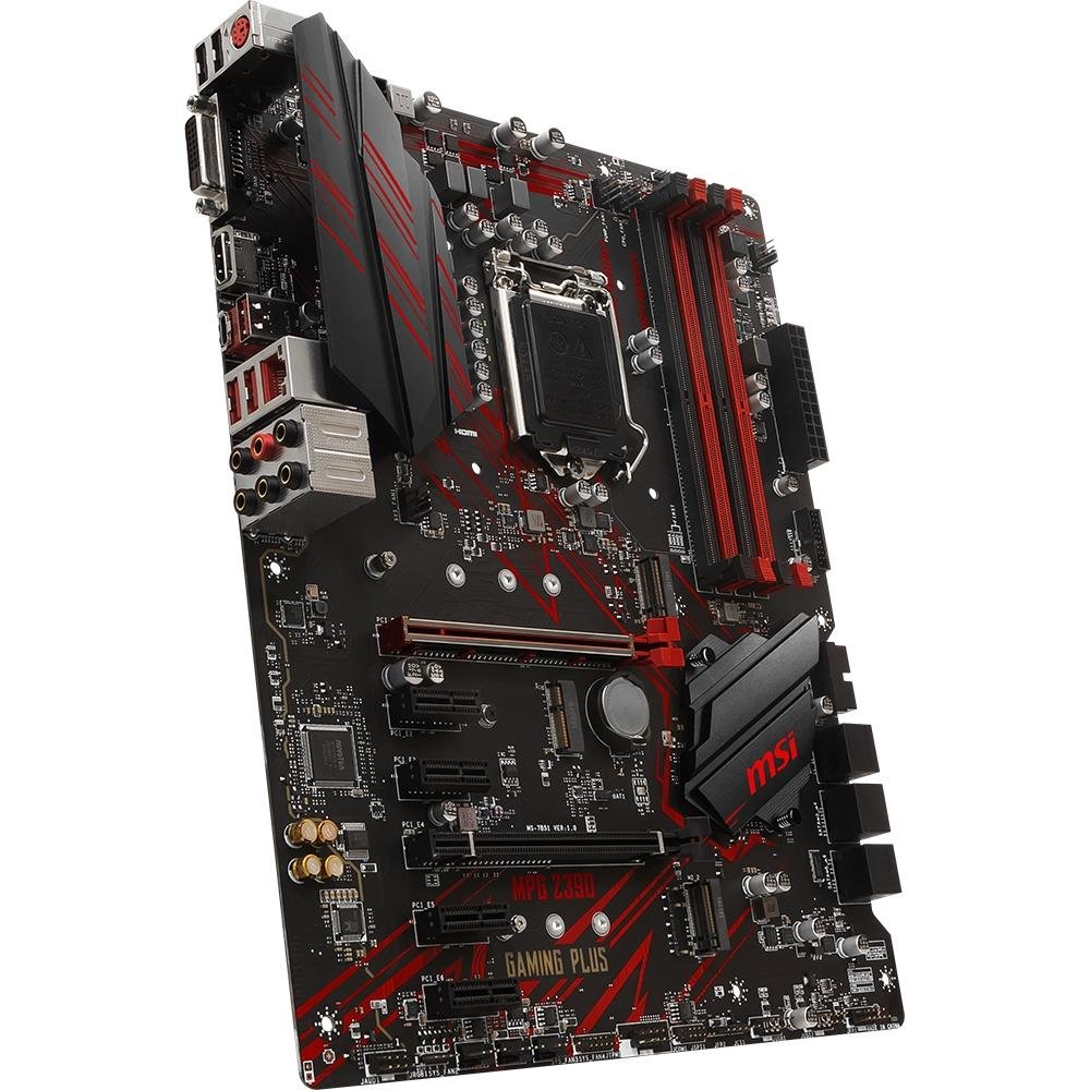 Placa-Mãe MSI Intel LGA 1151 MPG Z390 Gaming Plus | KaBuM!