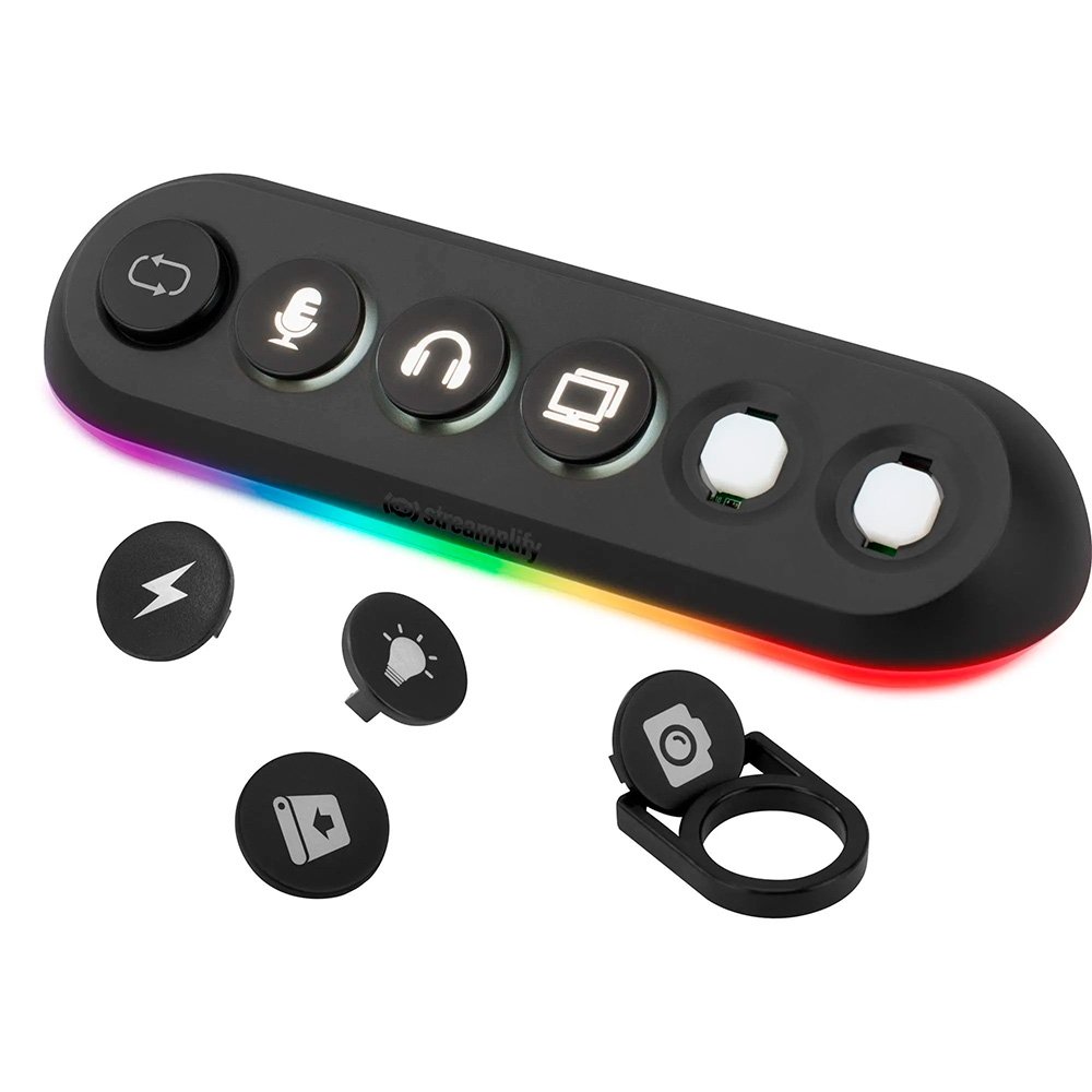 Hub USB Streamplify Deck 5, 5 Portas, USB 3.0, RGB, Preto - ( Balão.info - foto 8