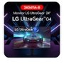 Monitor Gamer LG UltraGear 24", Full HD, 144Hz, 1ms, IPS, G-Sync, FreeSync, HDR10, Preto - 24G411A-B