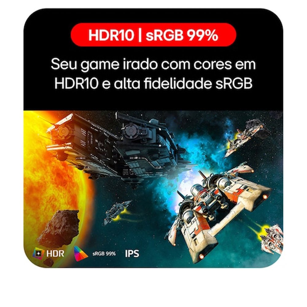 Monitor Gamer LG UltraGear 24", Full HD, 144Hz, 1ms, IPS, G-Sync, FreeSync, HDR10, Preto - 24G411A-B Monitor Gamer LG UltraGear 24", Full HD, 144Hz, 1ms, IPS, G-Sync, FreeSync, HDR10, Preto - 24G411A-B