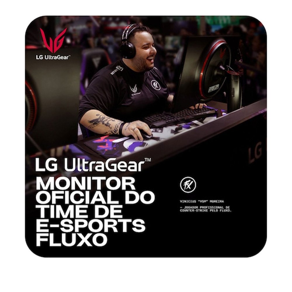 Monitor Gamer LG UltraGear 24", Full HD, 144Hz, 1ms, IPS, G-Sync, FreeSync, HDR10, Preto - 24G411A-B Monitor Gamer LG UltraGear 24", Full HD, 144Hz, 1ms, IPS, G-Sync, FreeSync, HDR10, Preto - 24G411A-B