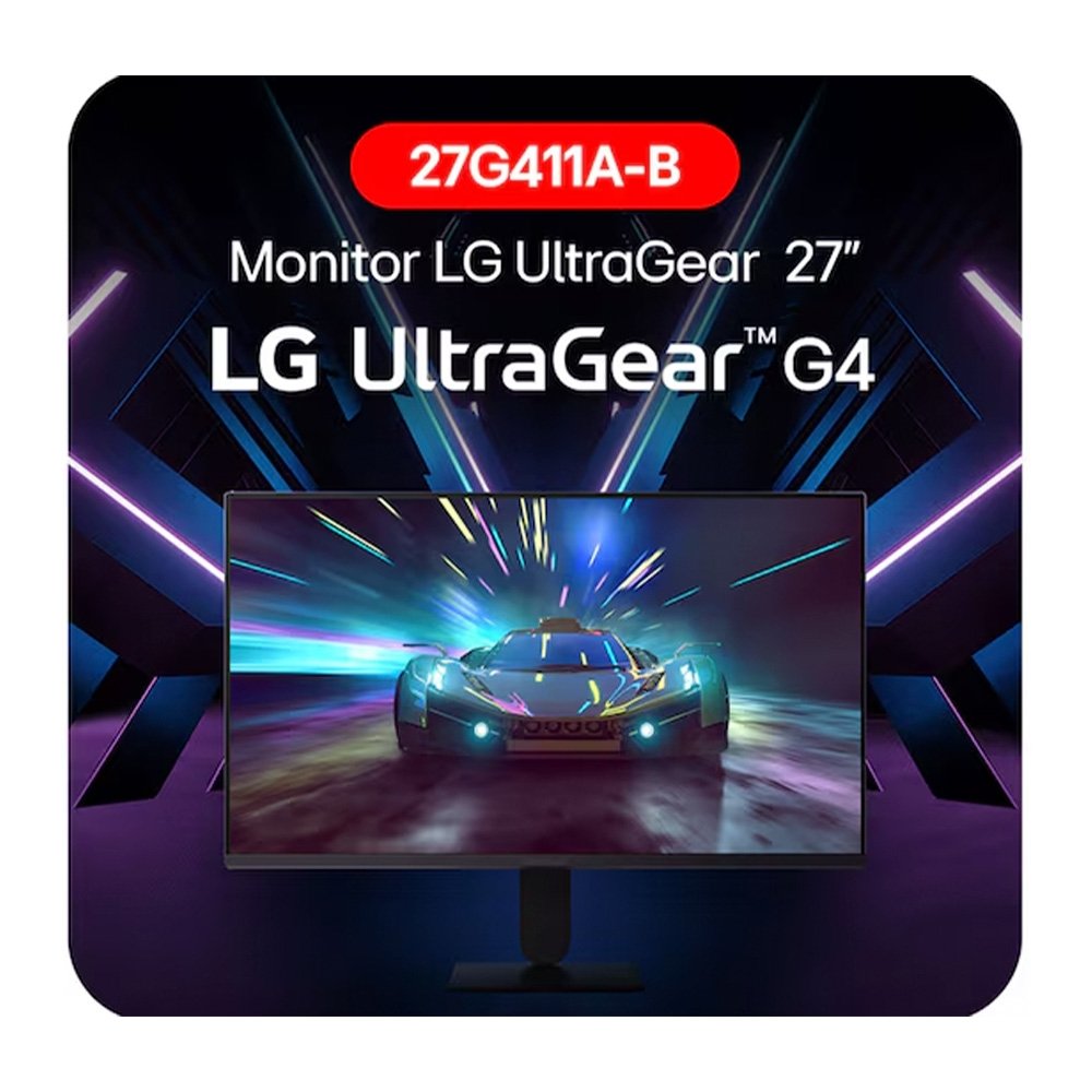 "Monitor Gamer LG UltraGear 27"", Full HD, 144Hz, 1ms, IPS, G-Sync, FreeSync, HDR10, Preto - 27G411A-B" - view 5