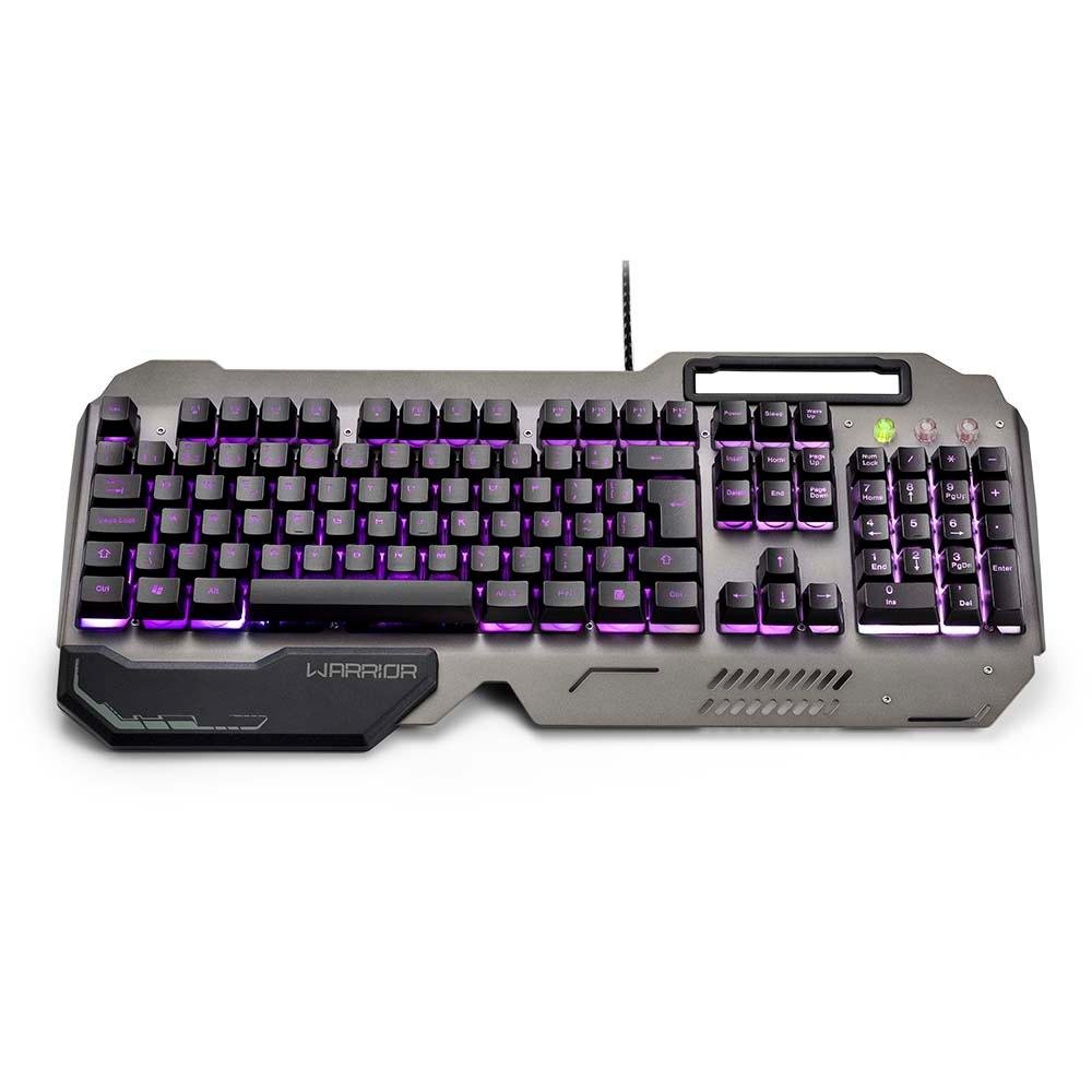 Imagem 4 de 14 do produto Kit Gamer Warrior  - Teclado Semi Mecânico Ragnar, LED + Mouse Keon, LED - TC223