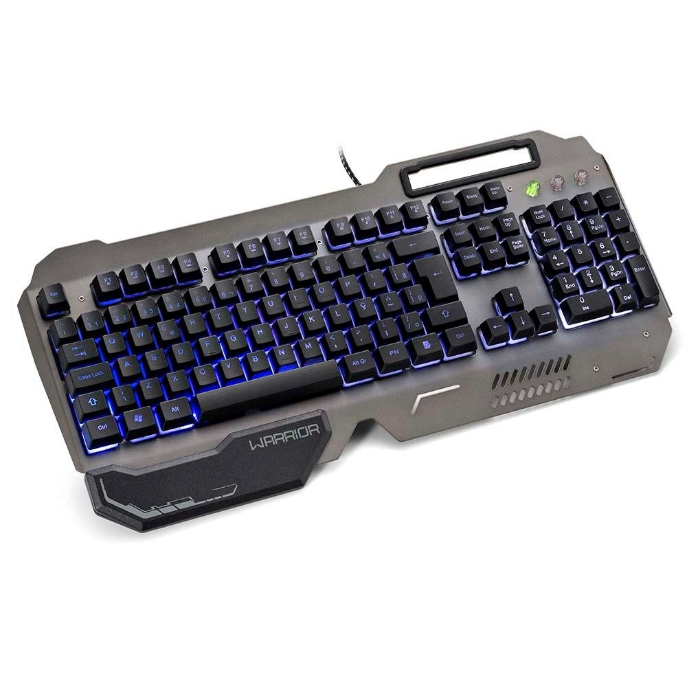 Imagem 2 de 14 do produto Kit Gamer Warrior  - Teclado Semi Mecânico Ragnar, LED + Mouse Keon, LED - TC223