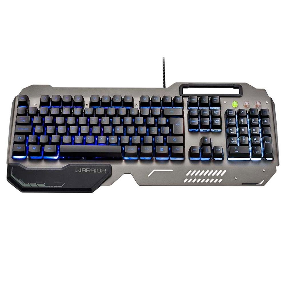 Imagem 5 de 14 do produto Kit Gamer Warrior  - Teclado Semi Mecânico Ragnar, LED + Mouse Keon, LED - TC223