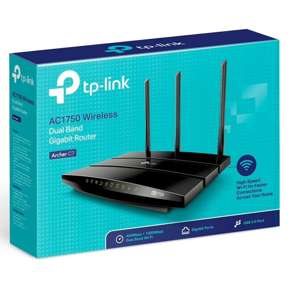 Imagem 4 de 4 do produto Roteador TP-Link AC1750 Archer C7, USBx1, Versão 5.0