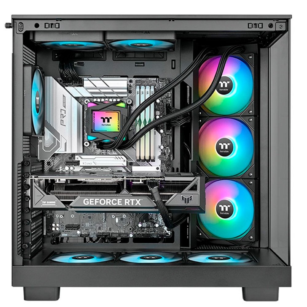 Imagem 6 de 6 do produto Water Cooler Thermaltake LA 360 ARGB Sync Edition, ARGB, 360mm, Multiplataforma AMD e Intel, Preto - CL-W459-PL12SW-A