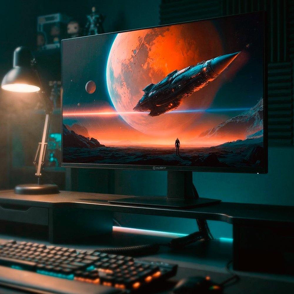 "Monitor Gamer Husky Boreal OLED 27"", QHD, 240Hz, RGB, DisplayPort e HDMI, 1.07B Cores, Ajuste de Ângulo, Preto - HMG00727" - view 7