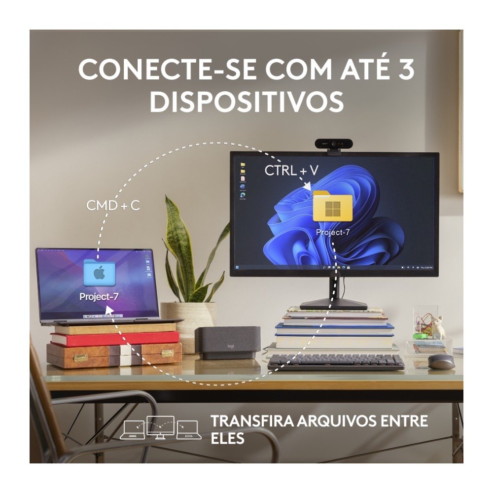 Mouse Sem Fio ( Balão.info) MX Anywhere 3S Uso em Qualquer Superfície, Clique Silencioso, Recarregável, Conexão Bluetooth, Rosa - 910-( Balão.info - foto 8