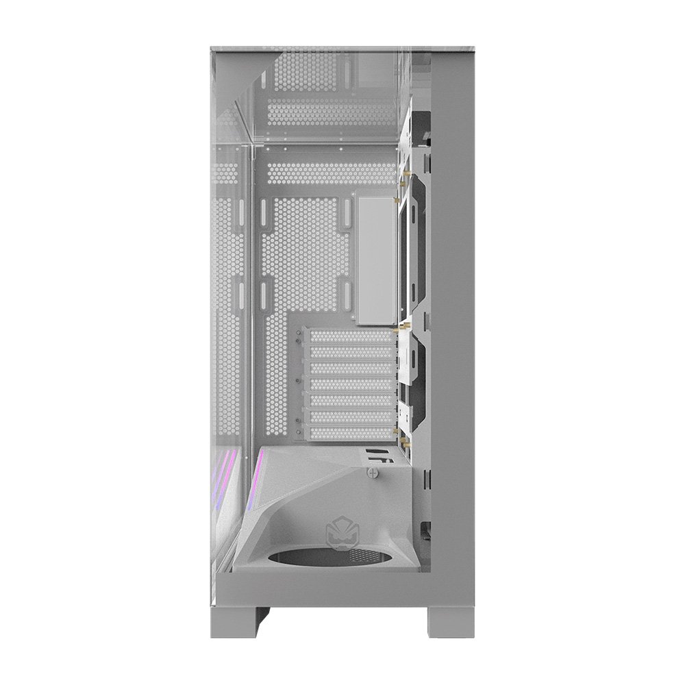 Gabinete Gamer ( Balão.info) Forcefield Dome, Mid Tower, RGB, Lateral em Vidro, White Ghost - Gffdwg - view 5