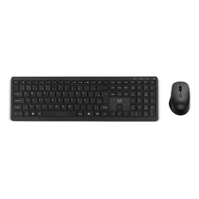 Mouse Sem Fio Multilaser, USB 2.4GHz, 1600 DPI, Clique Silencioso, Pilhas AAA Inclusas, Preto - MO402