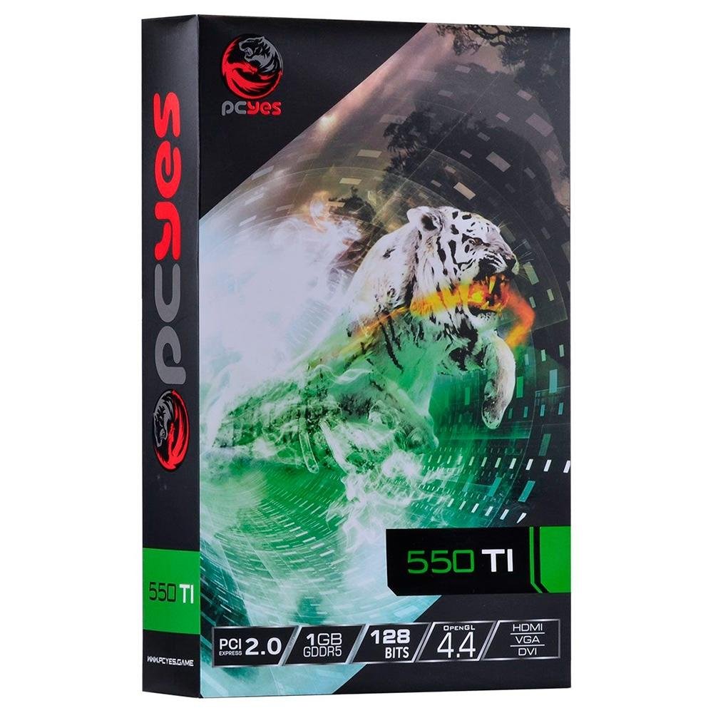 Imagem 7 de 9 do produto Placa de Vídeo PCYes NVIDIA GeForce GTX 550 Ti 1GB, GDDR5 - PV55TX1GD5128DF