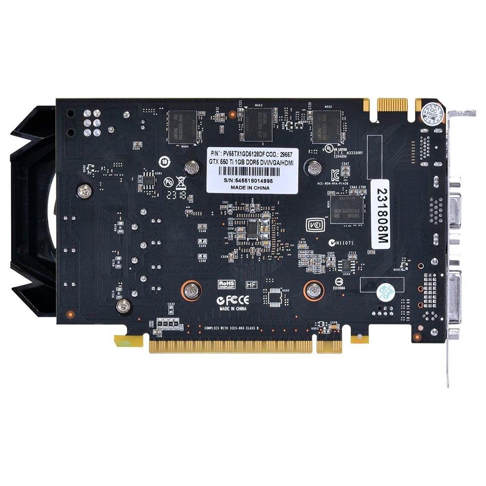 Imagem 5 de 9 do produto Placa de Vídeo PCYes NVIDIA GeForce GTX 550 Ti 1GB, GDDR5 - PV55TX1GD5128DF